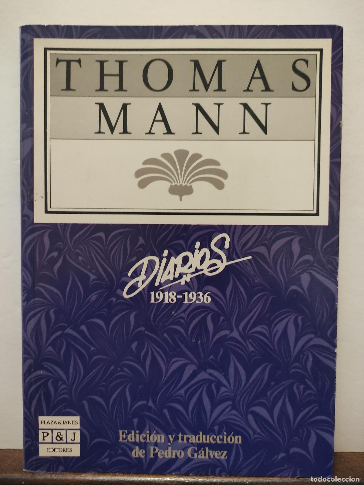 Libros: DIARIOS 1918 - 1936 - THOMAS MANN - Foto 1