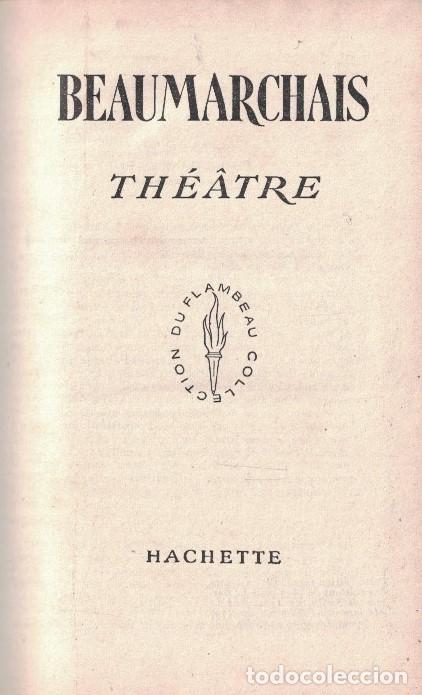 Libros: TH&Eacute;&Acirc;TRE. - Beaumarchais. - Foto 1