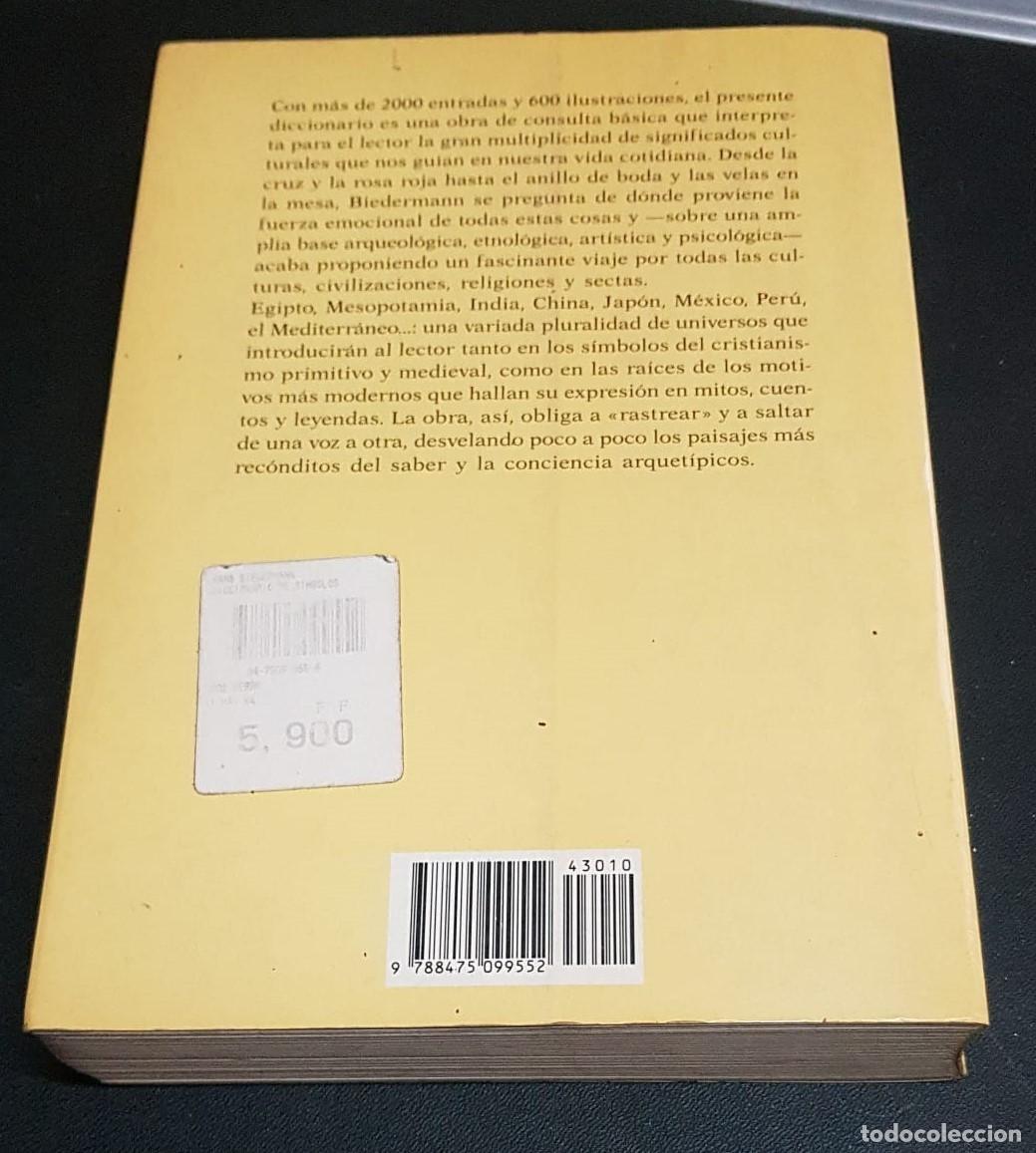 Libros: DICCIONARIO DE S&Iacute;MBOLOS  -  BIEDERMANN, Hans - Foto 5