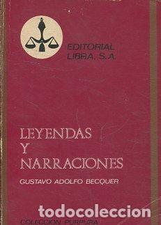 Libros: LEYENDAS Y NARRACIONES. - BECQUER Gustavo Adolfo. - Foto 1