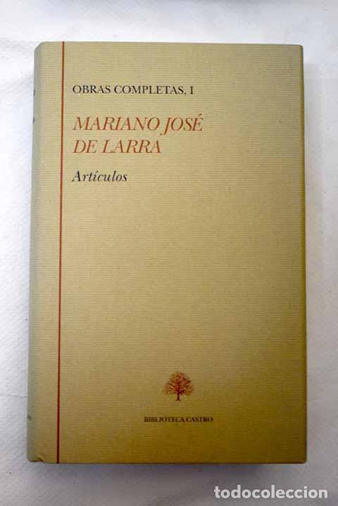 Libros: Art&iacute;culos.- Larra, Mariano Jos&eacute; de - Foto 1