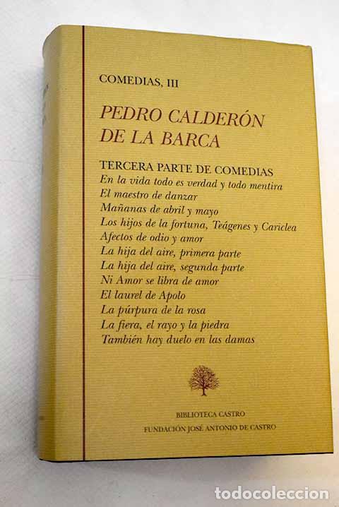 Libros: Comedias, III.- Calder&oacute;n de la Barca, Pedro - Foto 1