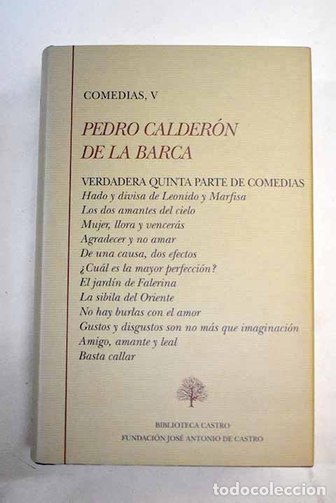 Libros: Comedias, V.- Calder&oacute;n de la Barca, Pedro - Foto 1