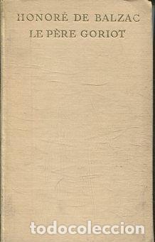 Libros: LE PERE GORIOT. - BALZAC Honore de. - Foto 1