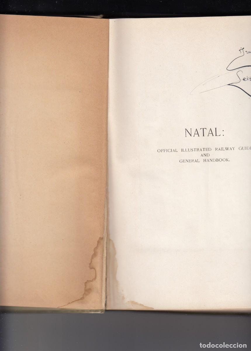 Libros: NATAL.OFFICIAL ILLUSTRATED RAILWAY GUIDE AND GENERAL HANDBOOK. HARRISON. ADE - Foto 2