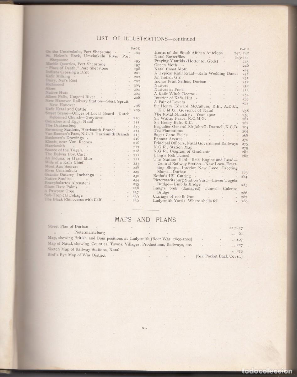Libros: NATAL.OFFICIAL ILLUSTRATED RAILWAY GUIDE AND GENERAL HANDBOOK. HARRISON. ADE - Foto 4