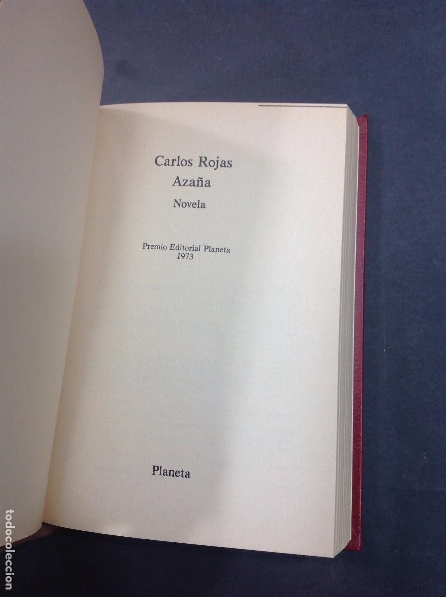 Libros: ROJAS, Carlos - Aza&ntilde;a : novela - Foto 1