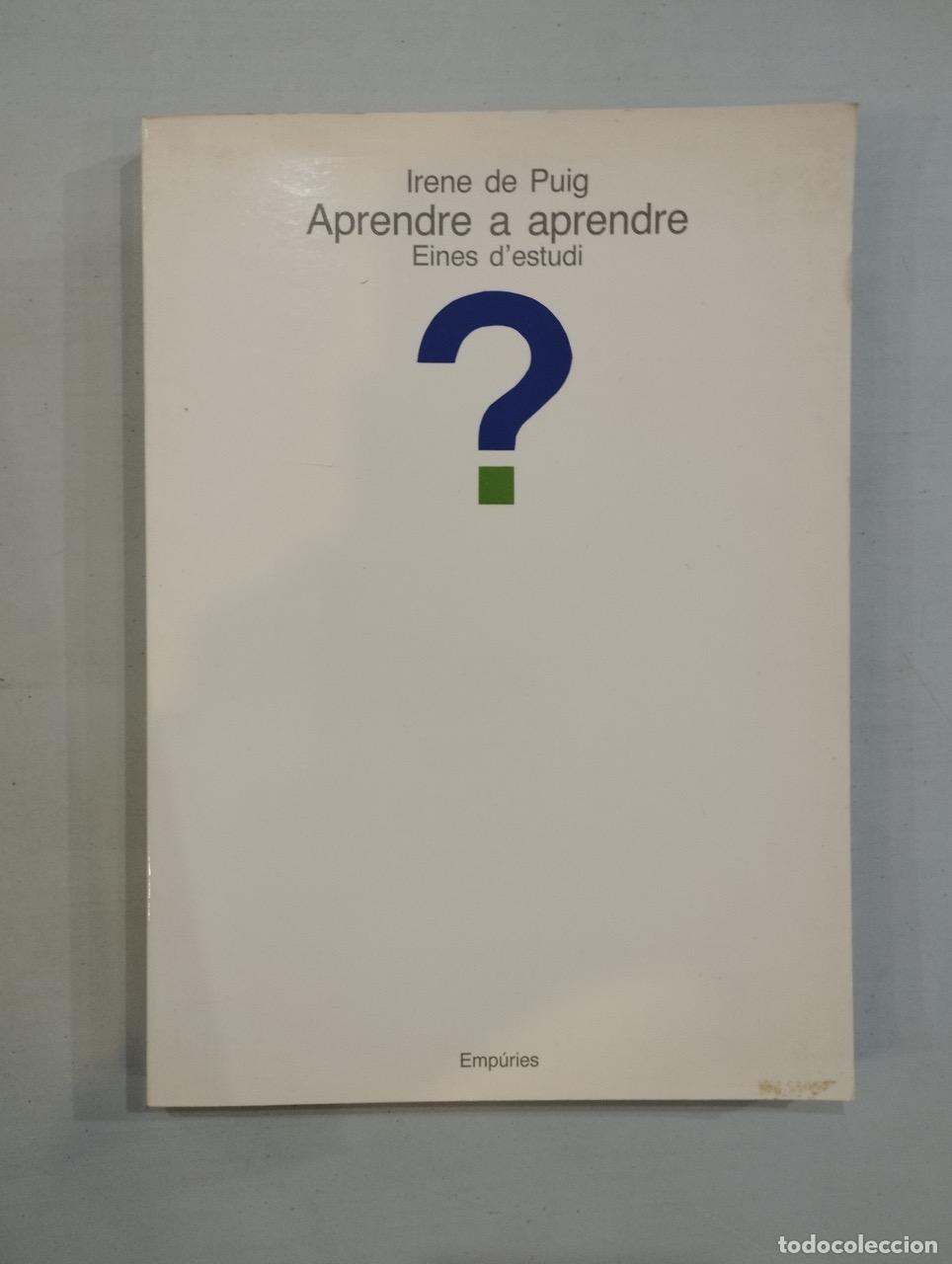 Libros: Irene de Puig - Aprendre a aprendre Eines destudi - Foto 1