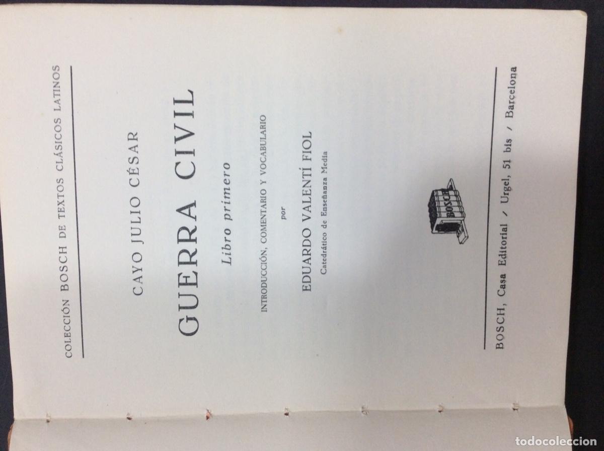 Libros: guerra civil - C&eacute;sar - Libro 1 - Foto 3