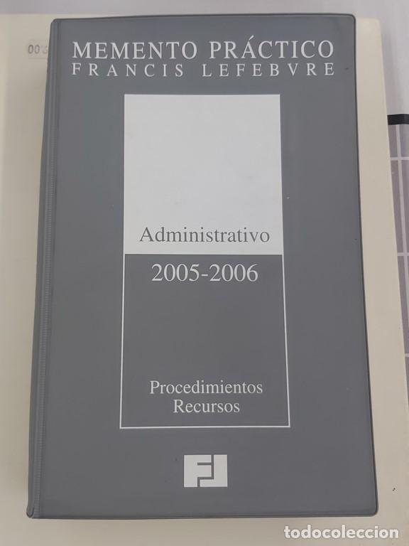Libros: Memento pr&aacute;ctico. Administrativo 2005 - 2006 - Francis Lefebvre - Foto 1