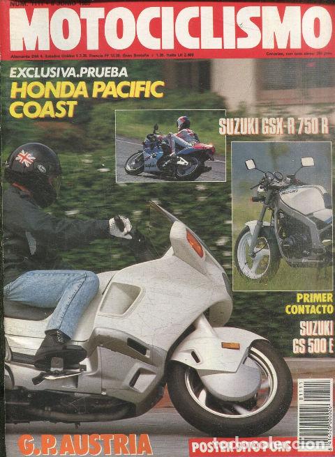Libros: MOTOCICLISMO N&ordm; 1111. 8 JUNIO 1989. HONDA PACIFIC COAST. - VV.AA.
