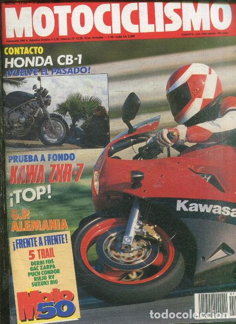 Libros: MOTOCICLISMO N&ordm; 1110. 1 JUNIO 1989. CONTACTO HONDA CB-1. - VV.AA.