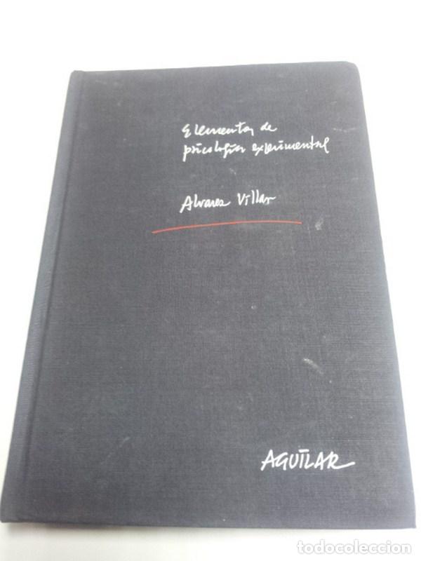 Libros: Elementos de psicolog&iacute;a experimental - &Aacute;LVAREZ VILLAR, A. - Foto 1