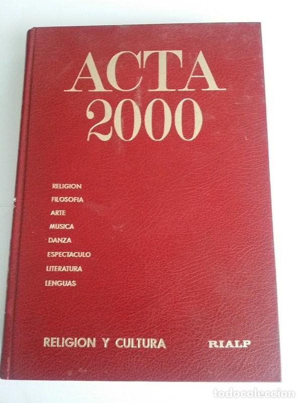 Libros: Acta 2000. tomo 1 - VV.AA - Foto 1