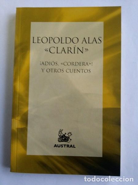 Libros: &iexcl;Adios, <<cordera>> ! Y otros cuentos - Leopoldo Alas <<Clarin>> - Foto 1