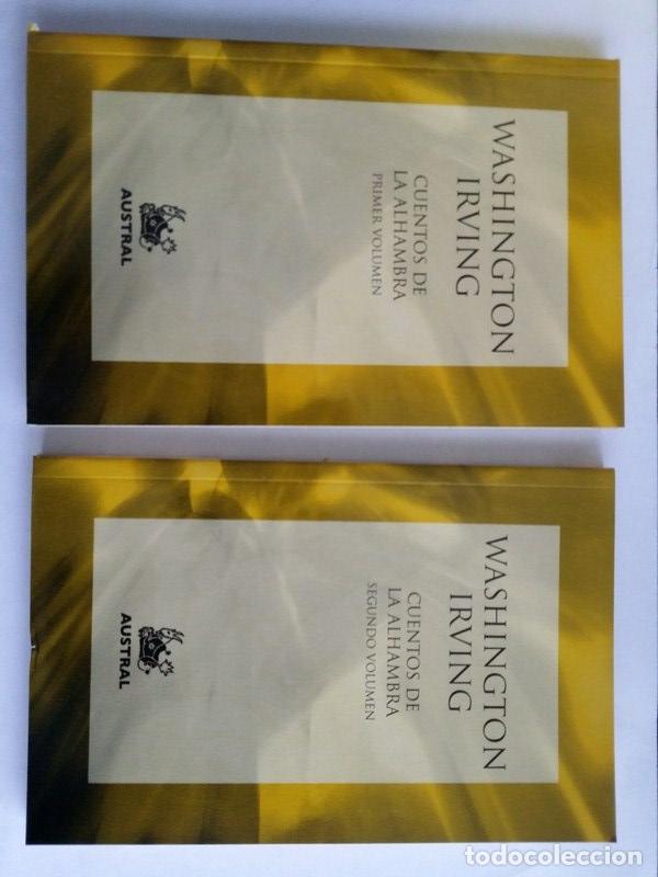 Libros: Cuentos de la Alhambra, 2 tomos - Washington Irving - Foto 1