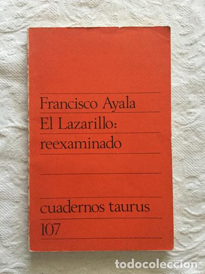 Libros: El lazarillo: reexaminado - Francisco Ayala - Foto 1