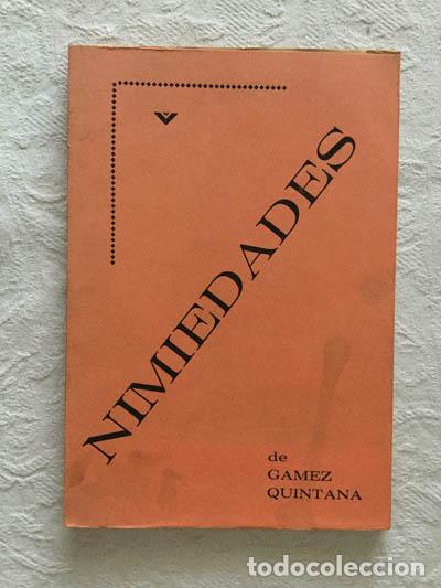 Libros: Nimiedades - M. Gamez Quintana - Foto 1