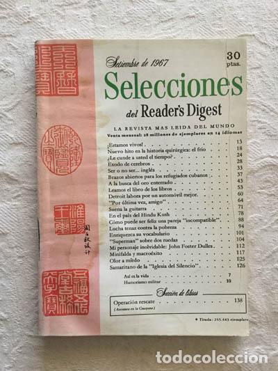 Libros: Selecciones del Reader&acute;s Digest (Septiembre 1967) - Foto 1