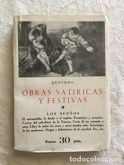 Libros: Obras sat&iacute;ricas y festivas - Quevedo - Foto 1