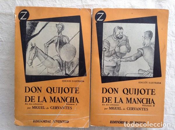 Libros: Don Quijote de la Mancha (2 tomos) - Miguel de Cervantes - Foto 1