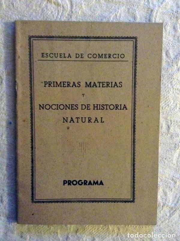 Libros: Primeras Materias para la Industria, con Nociones de Historia Natural.