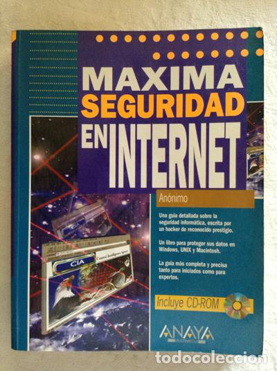 Libros: M&aacute;xima seguridad en internet - An&oacute;nimo - Foto 1