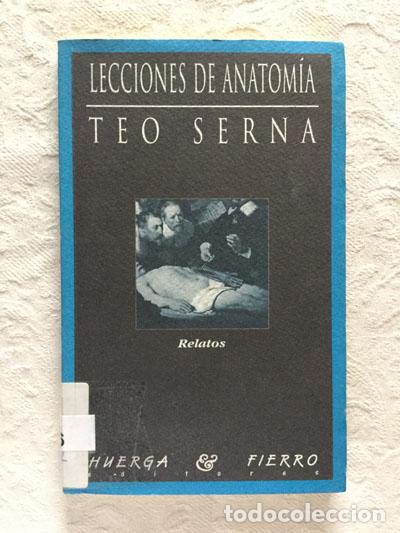 Libros: Lecciones de Anatom&iacute;a. Relatos - Teo Serna - Foto 1