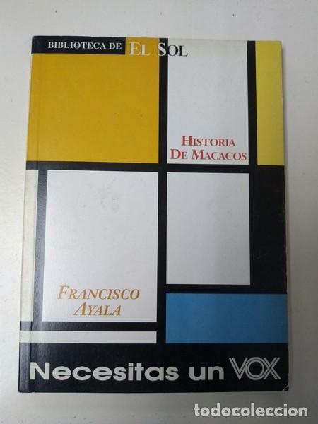 Libros: Historia de macacos - Francisco Ayala - Foto 1