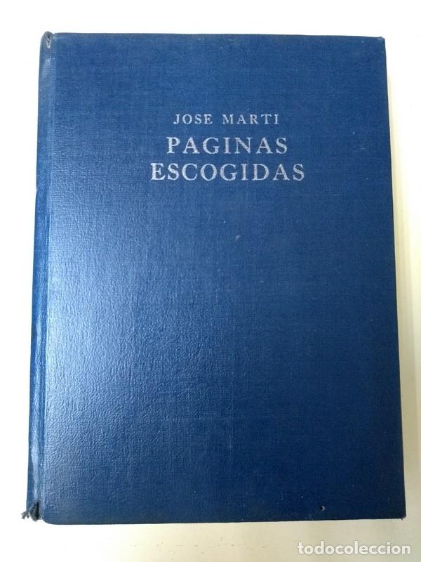 Libros: Paginas escogidas. I - Jose Marti - Foto 1