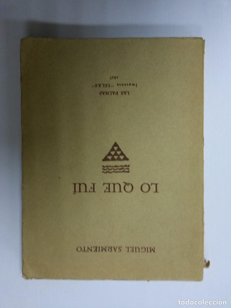 Libros: Lo que fui - Miguel Sarmiento - Foto 1
