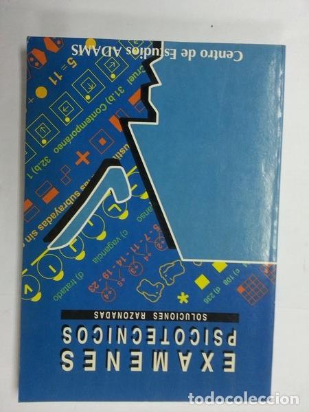 Libros: Examenes Psicotecnicos. Soluciones razonadas - Foto 1