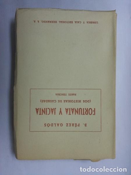 Libros: Fortunata y Jacinta. Segunda parte - Benito Perez Galdos - Foto 1