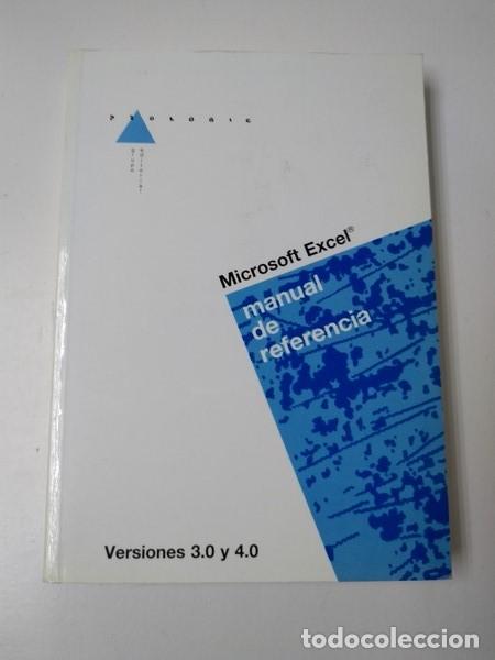 Libros: Microsoft Excel. Manual de referencia. V 3.0 y 4.0 - Foto 1