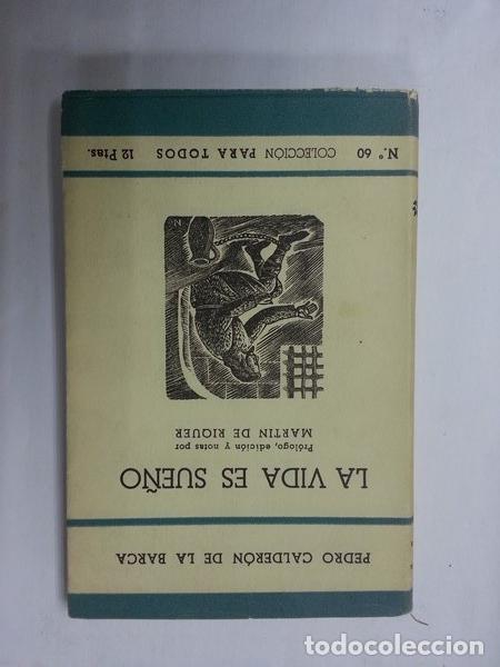 Libros: La vida es sue&ntilde;o - Pedro Calderon de la Barca - Foto 1