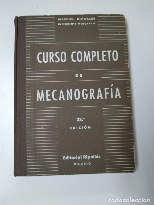 Libros: Curso de mecanografia - Manuel Ripolles - Foto 1