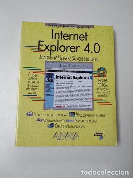 Libros: Internet explorer 4.0 - Joaquin M&ordf; Suarez Sanchez de Leon - Foto 1