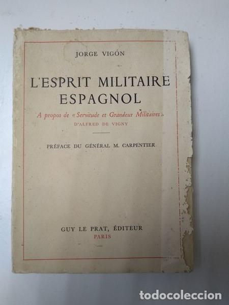 Libros: L&acute;esprit militaire espagnol - Jorge Vigon - Foto 1