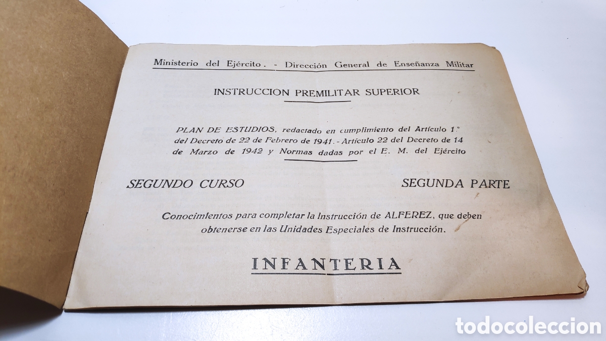 Libros: Libro Milicia Universitaria Infanter&iacute;a 1944 - Foto 3