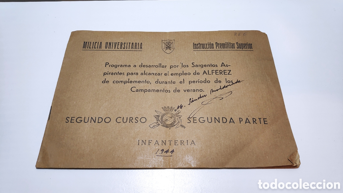 Libros: Libro Milicia Universitaria Infanter&iacute;a 1944 - Foto 1
