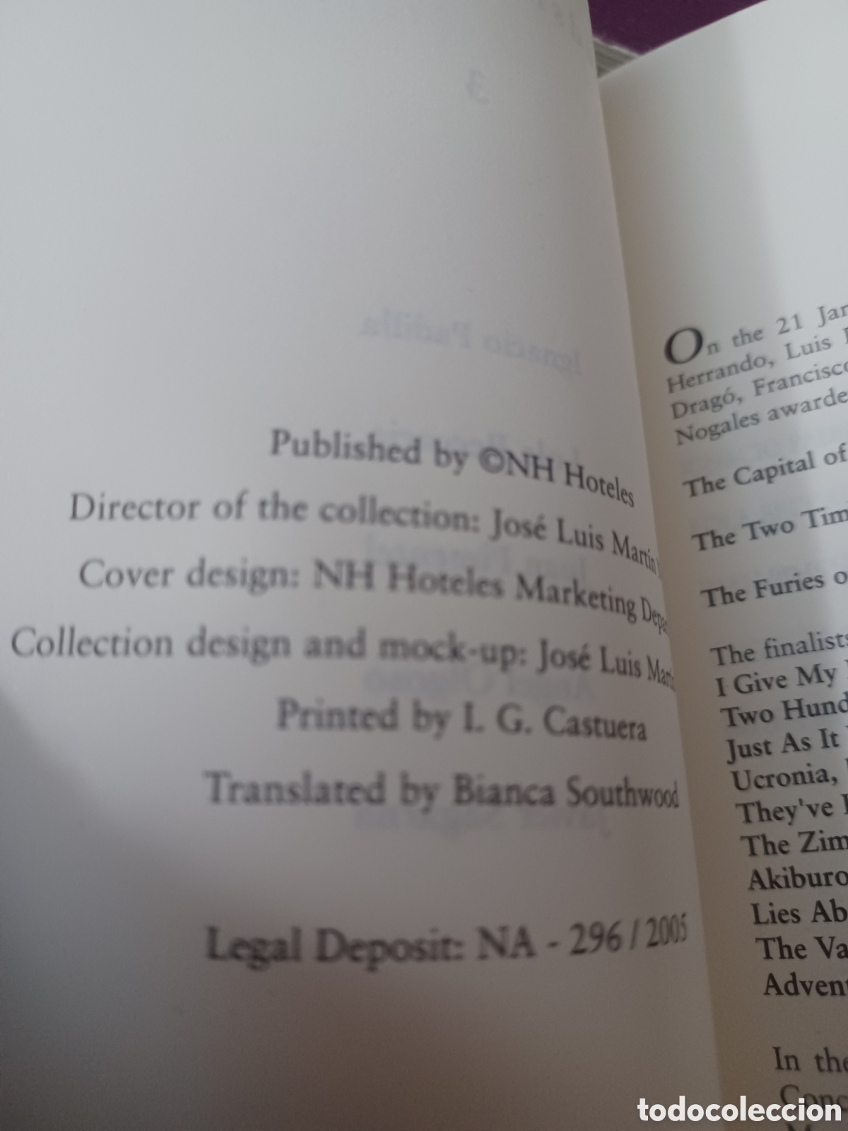 Libros: Barybook . Bedside Stories NH hoteles - Foto 4