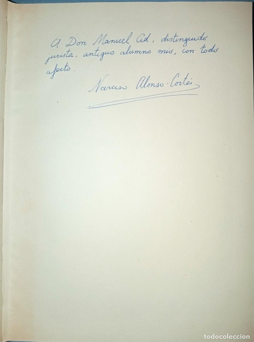 Libros: NARCISO ALONSO CORT&Eacute;S &ndash; MISCEL&Aacute;NEA VALLISOLETANA. 2 TOMOS (con dedicatoria) - Foto 4