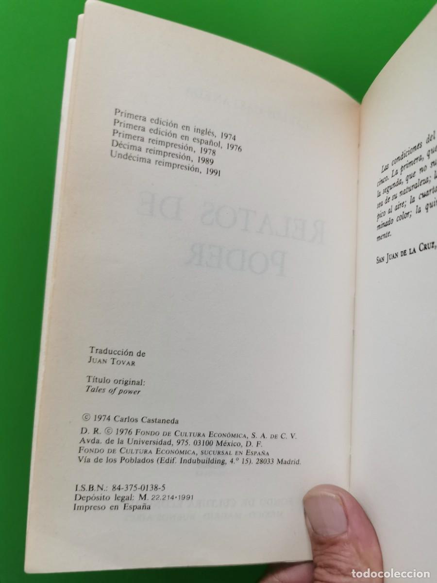 Libros: RELATOS DE PODER.- CASTANEDA, CARLOS - Foto 3