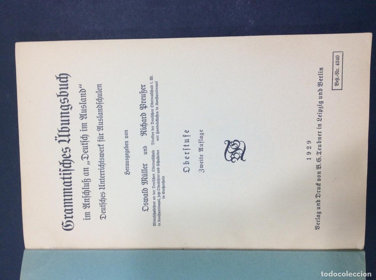 Libros: gramatica alemana berlin 1929 - Foto 2