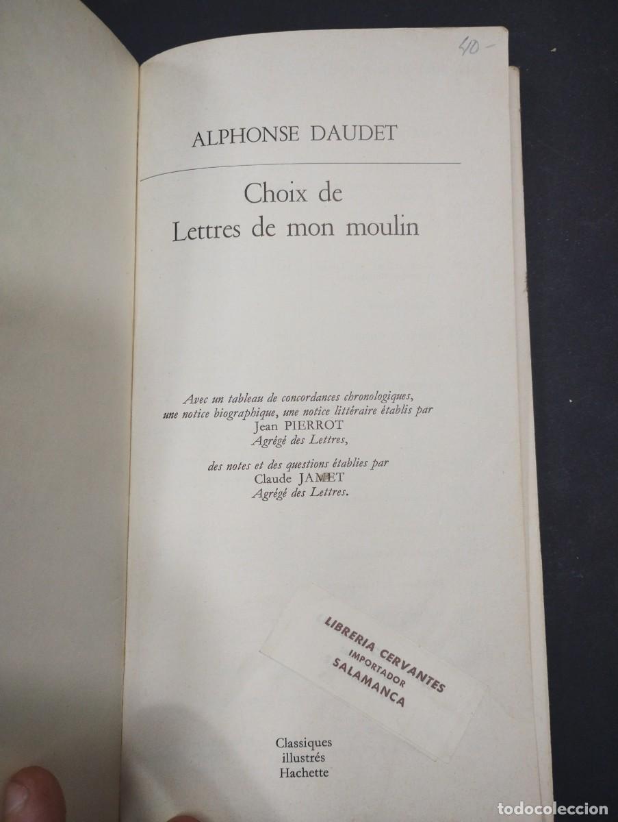 Libros: Choix de Lettres de mon moulin - Alphonse Daudet - Foto 2