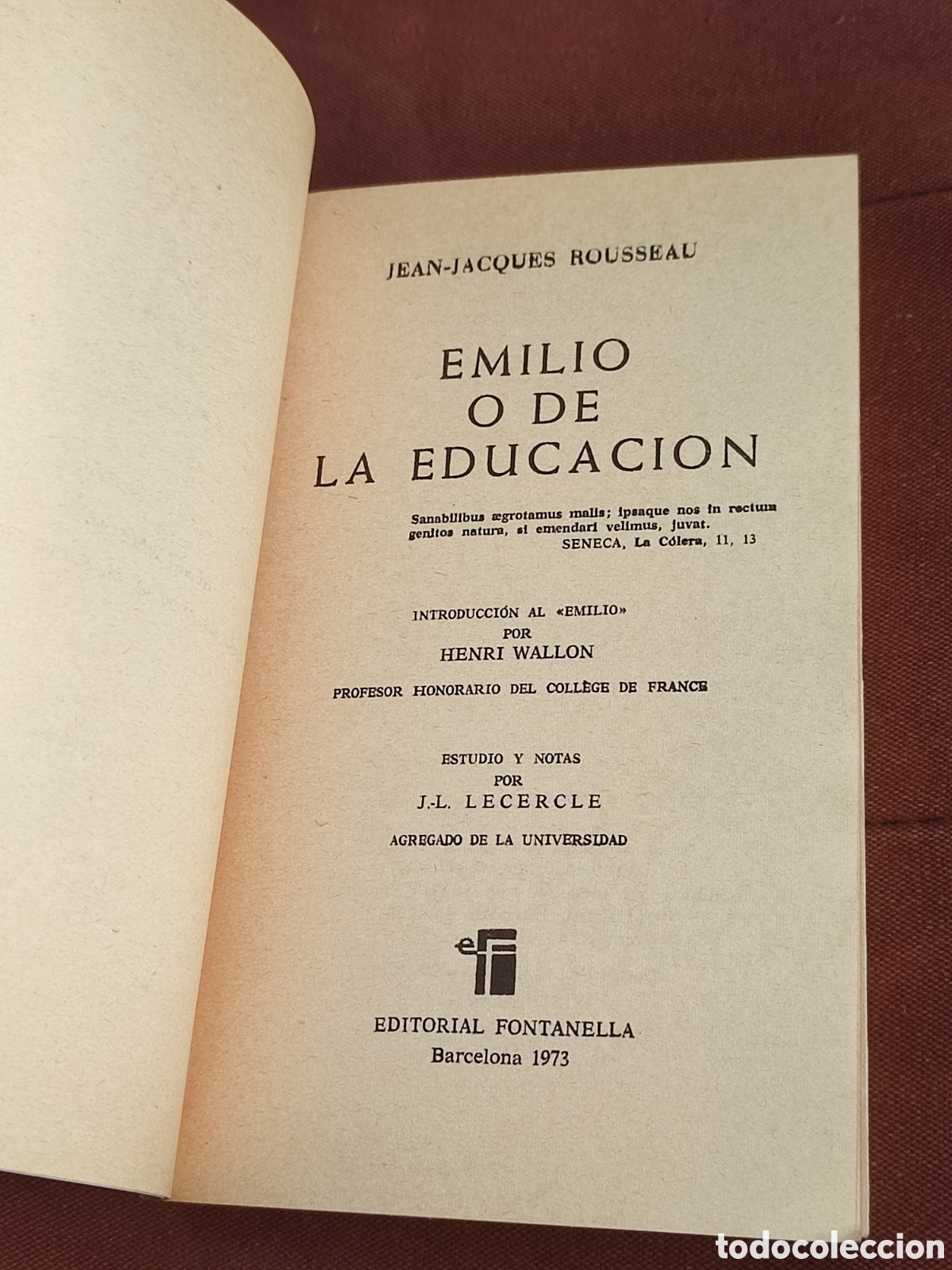 Libros: Emilio o de la educaci&oacute;n Jean Jacques Rousseau - Foto 4