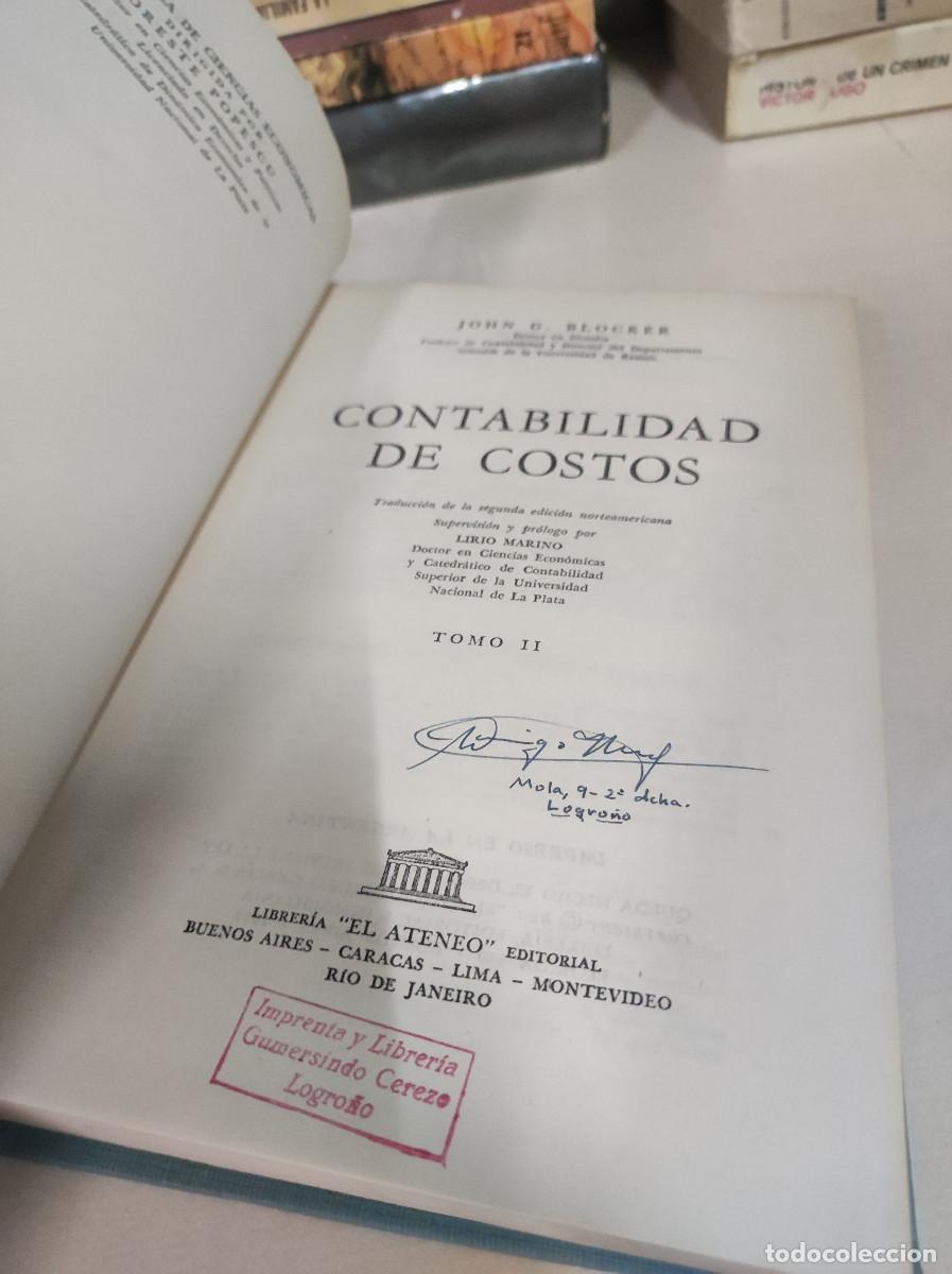 Libros: Contabilidad de costos. Tomo II - BLOCKER, John G - Foto 2