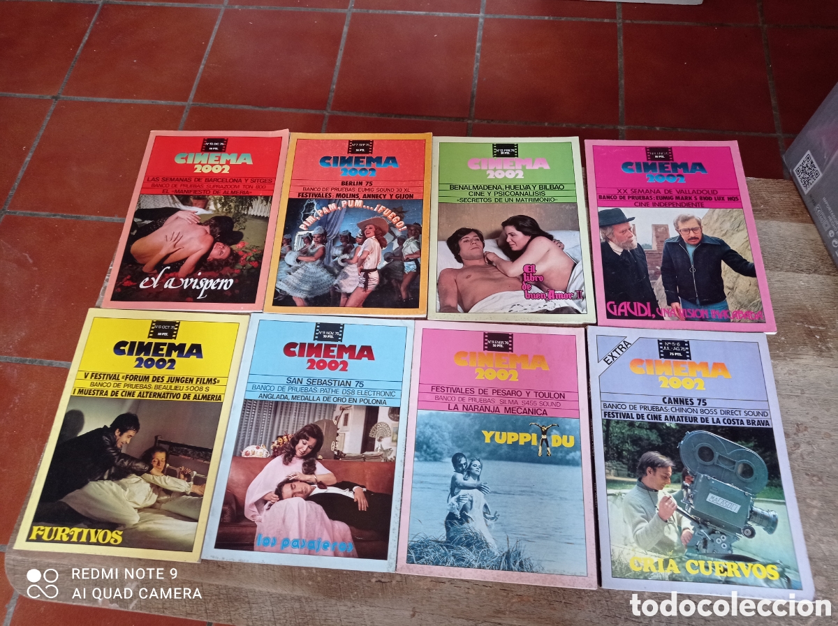 Livros em segunda m&atilde;o: Lote de 8 revistas cinema 2002 a&ntilde;os 75 y 76
