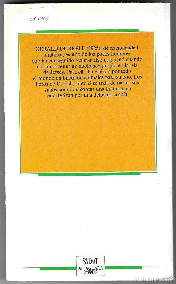 Libros: Libro. El paquete parlante. Gerarld Durrell. 27-646 - Foto 2