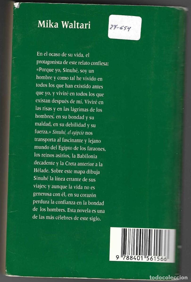 Libros: Libro. Sinuh&eacute; el egipcio. Mika Waltari. 27-654 - Foto 2